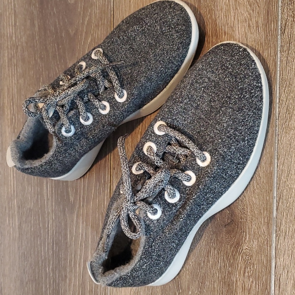 Allbirds Gray Wool Runners Shoes Women's Size 7‎